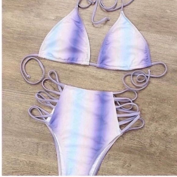 New High Waisted Bikini Size Small - Picture 4 of 8